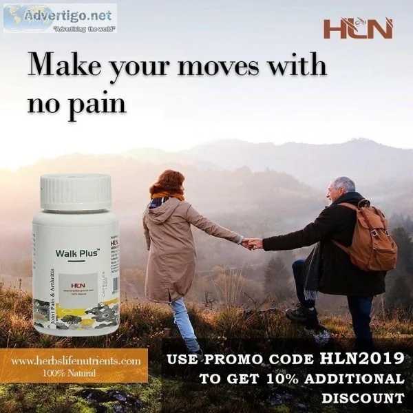 Walk Plus &ndash Natural Joint Pain Vitamins and Supplements &nd