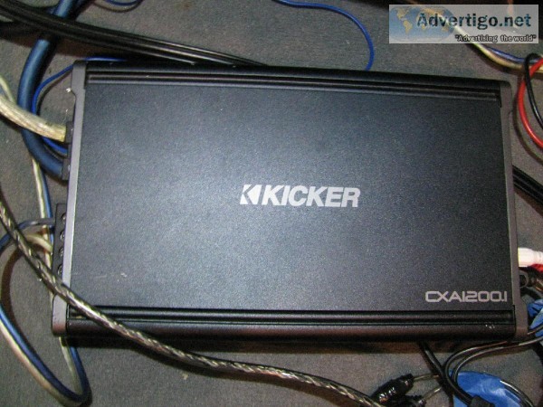 Kicker 43CXA1200.1 CX Series 1200W Class D Mono Amplifier