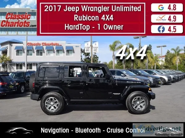 Used 2017 Jeep Wrangler Unlimited Rubicon 4X4 for Sale in San Di