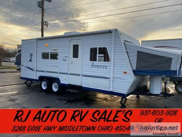 2005 K-Z COYOTE 26FT HYBRID 1 SLIDE CLEAN LOADED SLEEPS 8 MUST S
