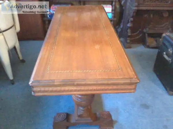SOLID CHERRY BUTTERFLY LEAF TABLE-VERY OLD
