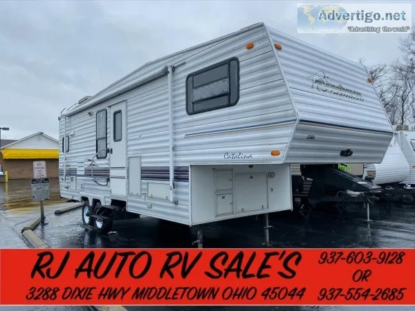 2000 COACHMEN CATALINA FIFTH WHEEL 1 SUPER SLIDE REAR KITCHEN LO