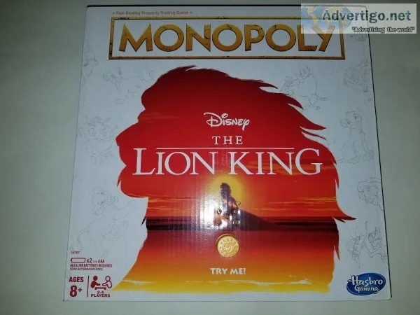 Monopoly Disney The Lion King