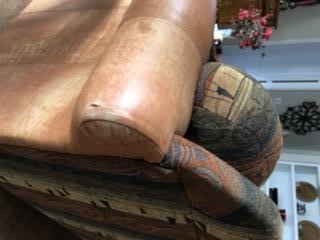 Leather couch