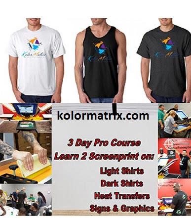 Best Screen Printing Training Available