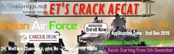 Afcat Notification Out 2019