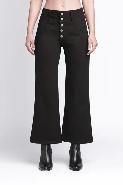 Throwback to the 60s and 70s with Olive Wide Leg Pants