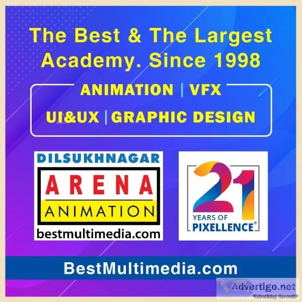 The Best and Largest Multimedia Insitute in Hyderabad since 1998