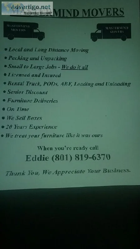 MOVING SERVICES