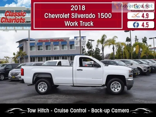 Used 2018 Chevrolet Silverado 1500 Work Truck for Sale in San Di