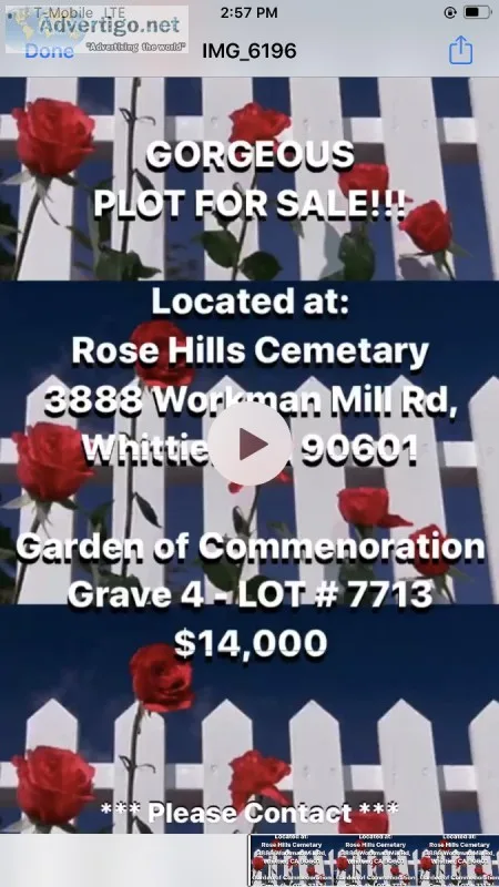 Cemetery Plot