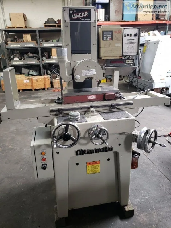 OKAMOTO 618 Linear Conventional Surface Grinder w Variable Frequ