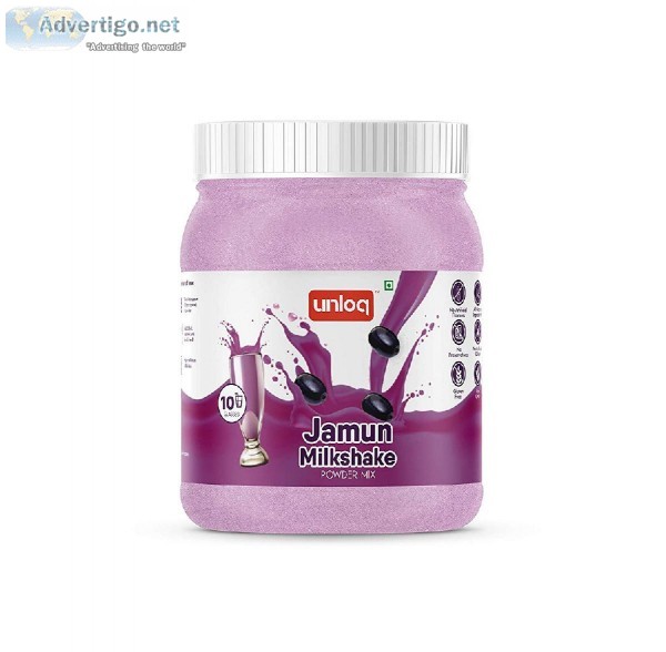 Unloq Jamun Premix Milkshake Powder Natural Ingredients 200gm