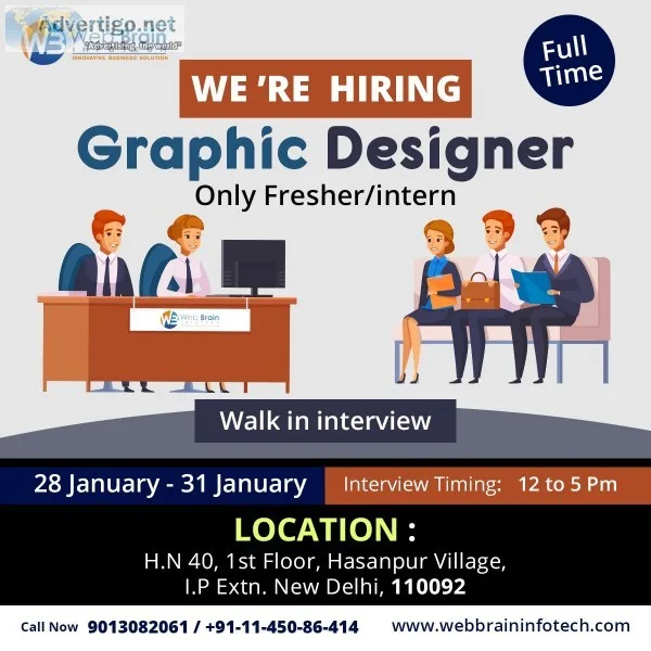 Hiring for Graphic Designer in Delhi