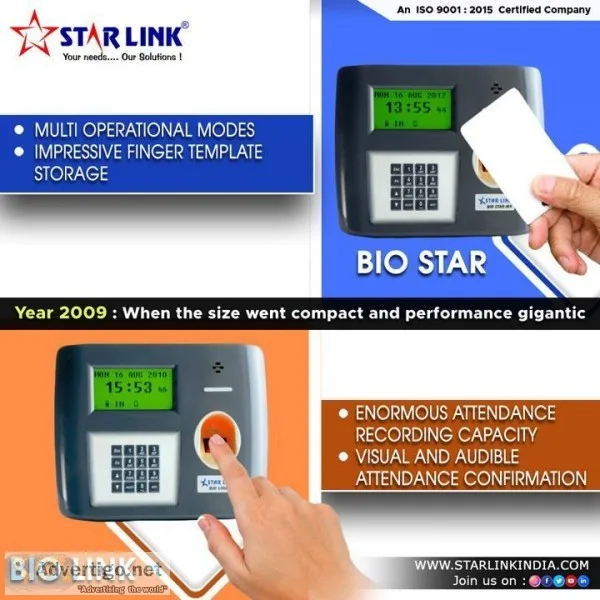 Biometric Attendance System by the StarLink