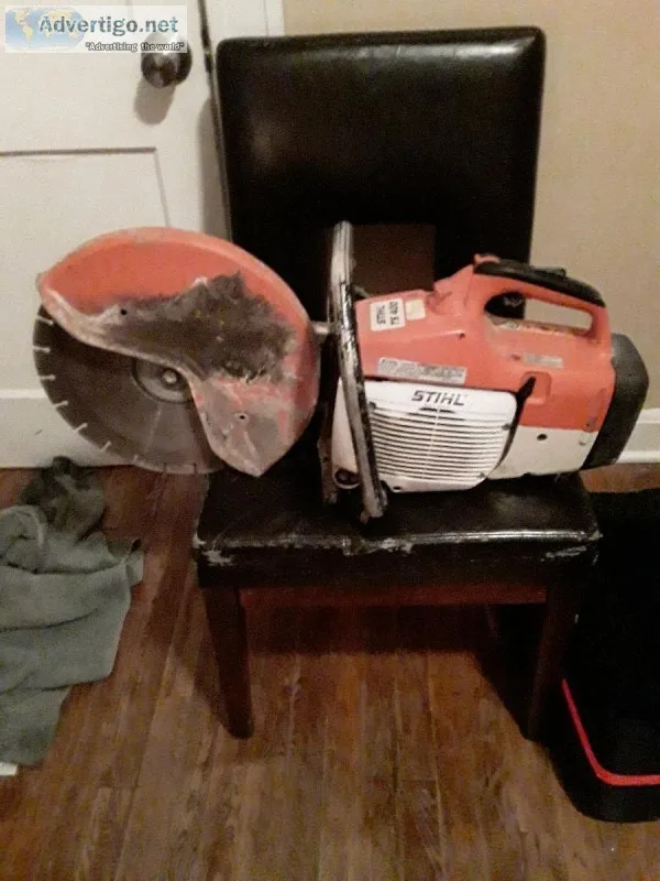 Sthil ts 400 concrete saw