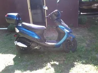 2015 Taotao ATM501 49cc blue scooter  3500 miles