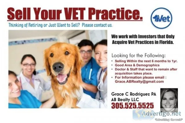 LKING to Buy Vet Practice.