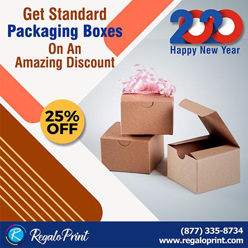 Get Standard Packaging Boxes On An Amazing Discount - RegaloPrin
