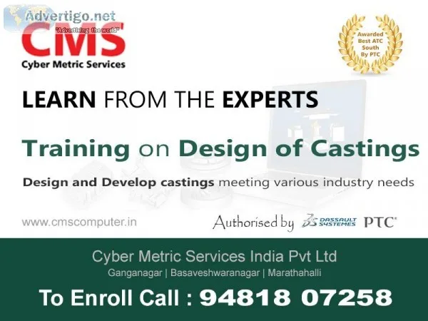 Design of Castings Training in Bangalore - Ganganagar Basaveshwa
