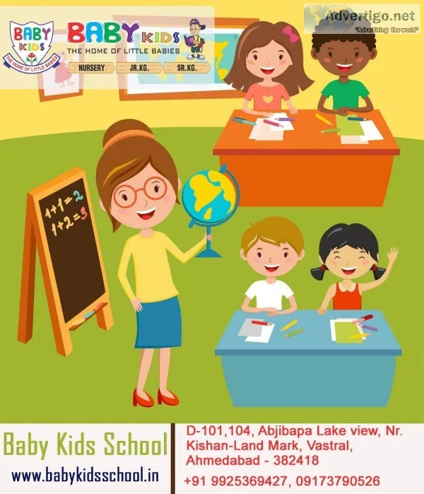 Best Pre SchoolKids School in VastralAhmedabad  Baby Kids School