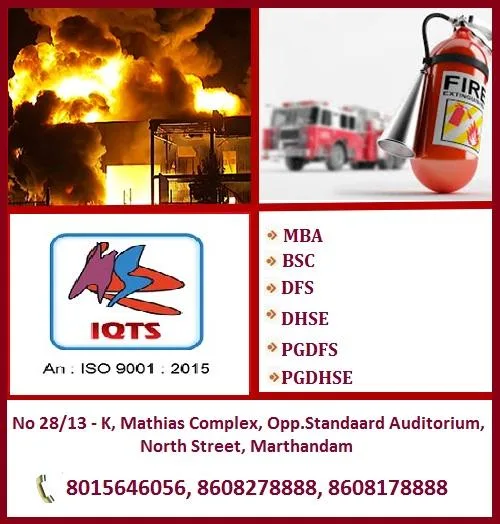 University certificate safety courses in Marthandam