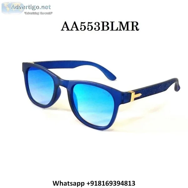 Blue Mirror Wayfarer Sunglasses Online In India