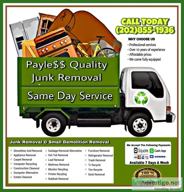 PAYLESS QUALITY JUNK REMOVAL