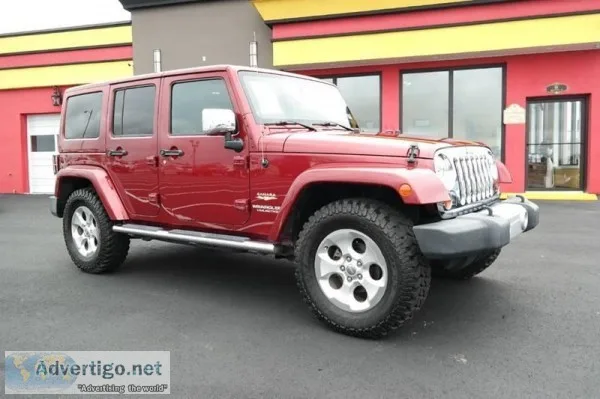 2013 JEEP WRANGLER UNLIMITED SAHARALOW MILES4X4MATCHING HARDTOP