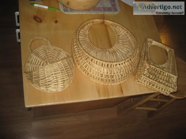 3 peice wicker bath wall set