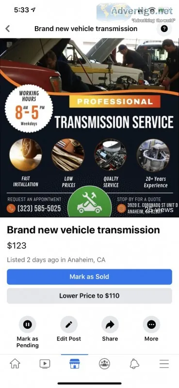 Transmission repair