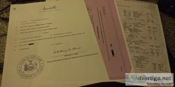 CUNY ACADEMIC TRANSCRIPT RUSH APOSTILLE SERVICES (24HRS)