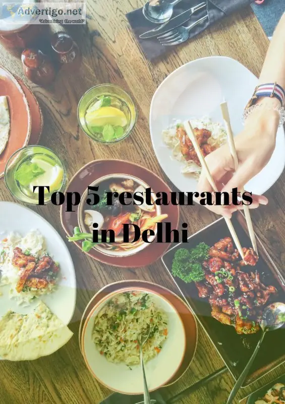 top 5 restaurants in delhi  READMEOUT.IN