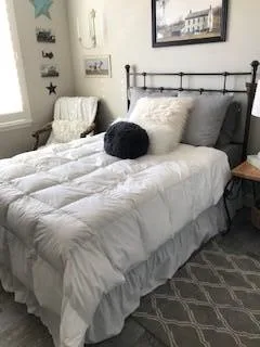 Adjustable queen bed and frame