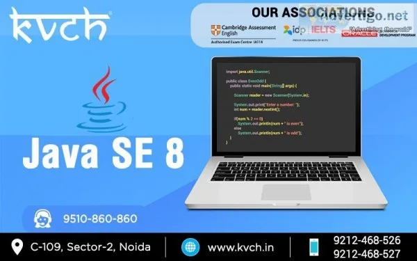 Oracle Certified institutes Java SE 8 Programmer  Delhi NCR KVCH