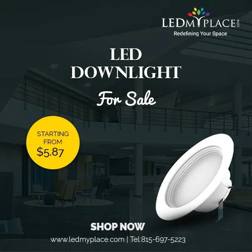 Replace Your Old Tradittional Lighting Fixture With LED Downligh