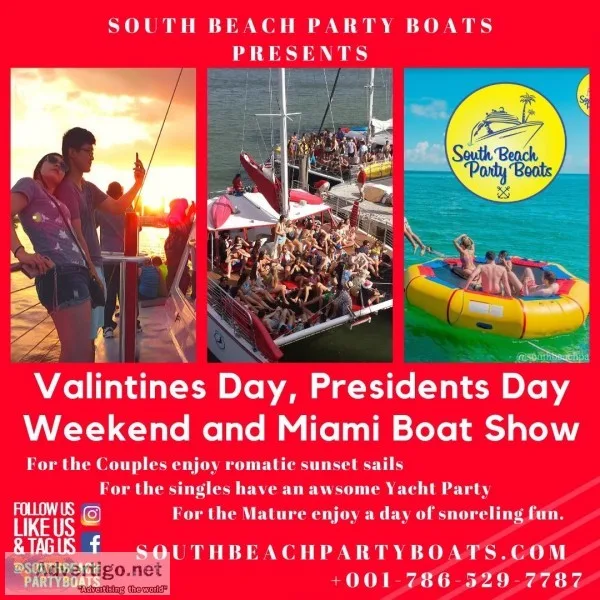 Valentine&rsquos Day Weekend and Miami Boat Show