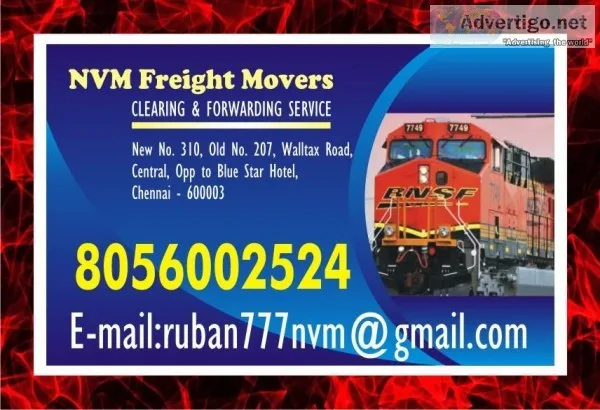 NVM Clearing Agency Chennai Central and Egmore Stations  890  Fr