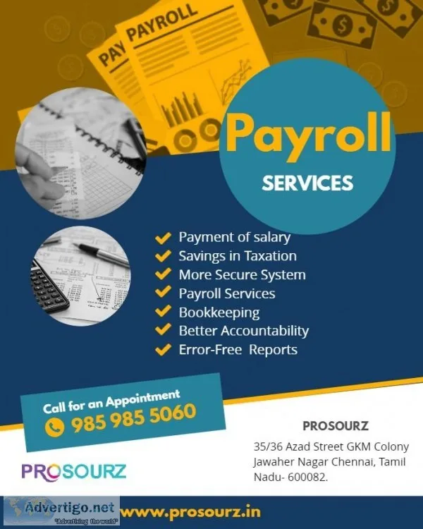 Payroll Outsourcing Companies in Chennai