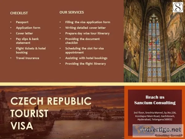 Get your Czech Republic Visa at Affordable cost