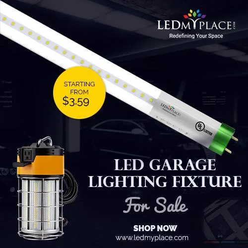 Lighten Up Your Garage With LED Garage Lights From LEDMyplace