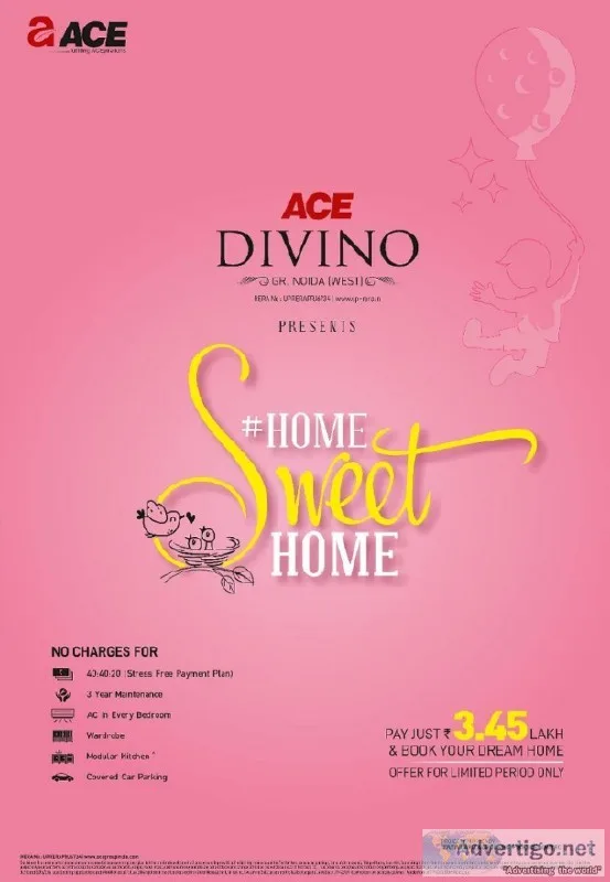 Luxury Apartment in Ace Divino Greater Noida 8750488588