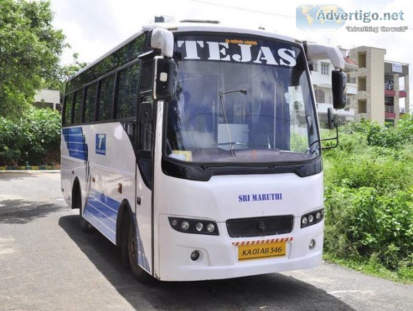 35 Seater Bus hire or rent for 36rs per KM with driver in Hoskot