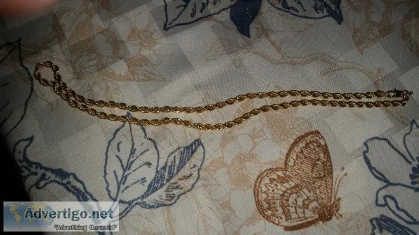 Gold plated necklaces 24K