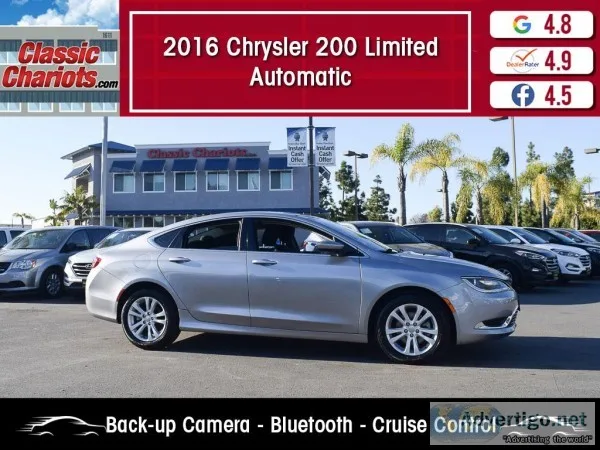 Used 2016 Chrysler 200 Limited for Sale in San Diego - 20546a