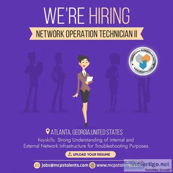 Network Operation Technician Job in GeorgiaUSA