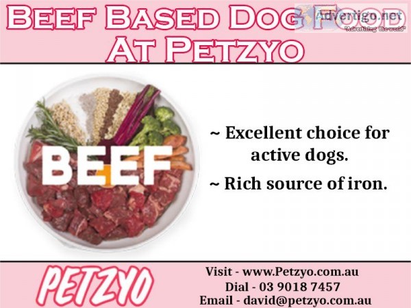 Beef Based Dog Food At Petzyo