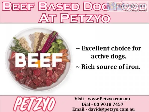 Beef Based Dog Food At Petzyo