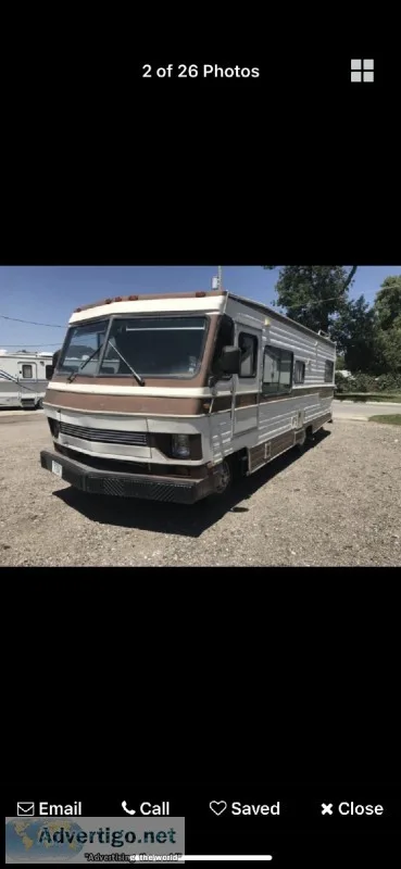 1987 Tiffin Allegro 27&rsquo Class A RV