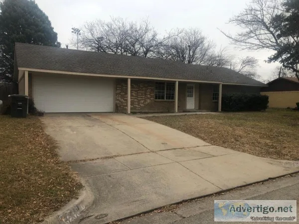 3 bed 2 bath